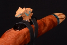 Western Red Cedar Native American Flute, Minor, Mid A-4, #G31J